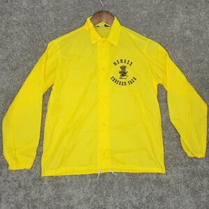 Vintage Yellow Waterproof Pla Jac By Dunbrooke Shocker Pack Rain Jacket 18-20
